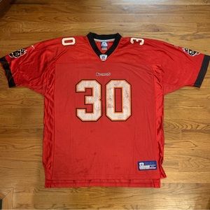 Tampa Bay Buccaneers Mens Jersey Charlie Garner #30 Reebok NFL Football Red 2XL